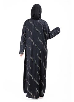 اكسا عباية AIK9012 اسود  - Image 4