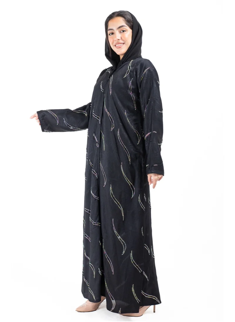 IKKXA Abaya AIK9012 Black