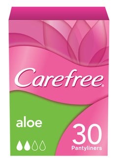 Carefree Pads Daily Cotton Aloe Vera 30 pads  - Image 1