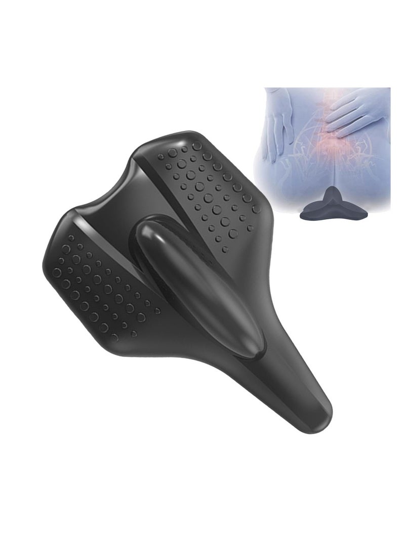 SYOSI جهاز تدريب عضلات قاع الحوض للرجال، جهاز تمارين كيجل للرجال، جهاز تقوية عضلات الحوض والورك في صالة الألعاب الرياضية المنزلية، معدات تمارين قاع الحوض للرجال للاستخدام في المكتب والمنزل، جهاز تدريب كيجل للرجال - Image 1