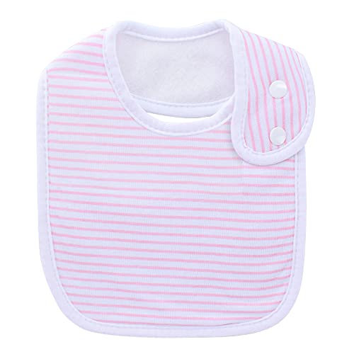 Hakochia Waterproof Baby Bibs Organic Cotton Soft Absorbent Baby Bandana Drool Bibs With Adjustable Snaps for Girls Teething and Drooling 3-36 Months - Image 5