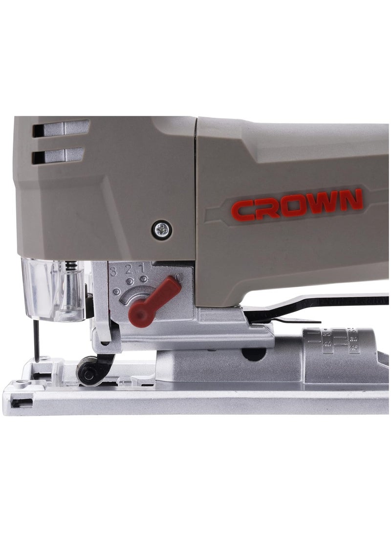 Crown CT15189 Jig Saw 100mm, 710W,220V/60Hz Grey/Black Grey/Black - Image 3