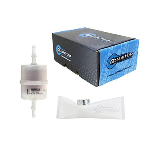 QFS Fuel Pump Strainer and Fuel Filter Kit Replacement for (2005-2021) Aprilia/Piaggio/Husqvarna/Ducati Motorcycle Applications, 1D002525, 42520021A, AP9100930 - Image 1