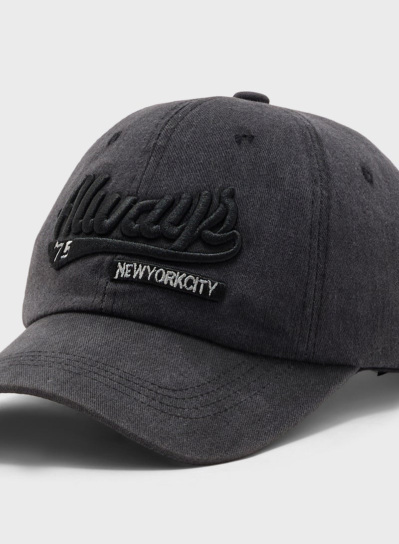 Seventy Five Embroidered Casual Cap  - Image 3