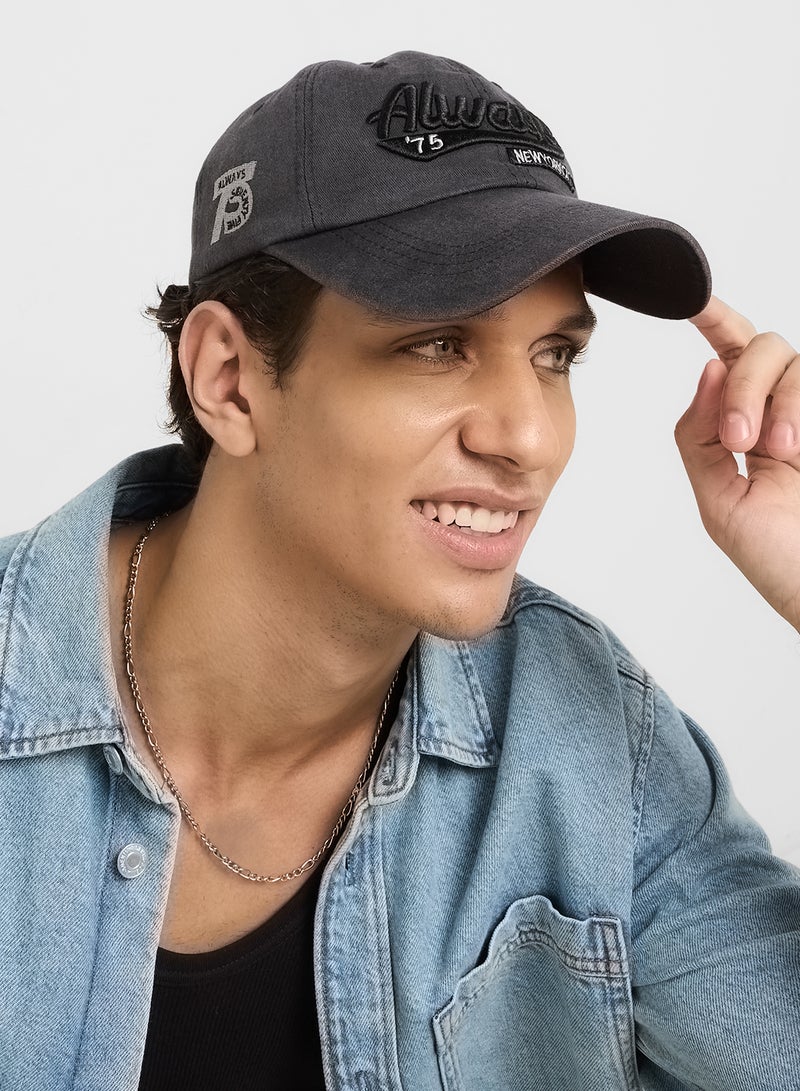 Seventy Five Embroidered Casual Cap  - Image 4