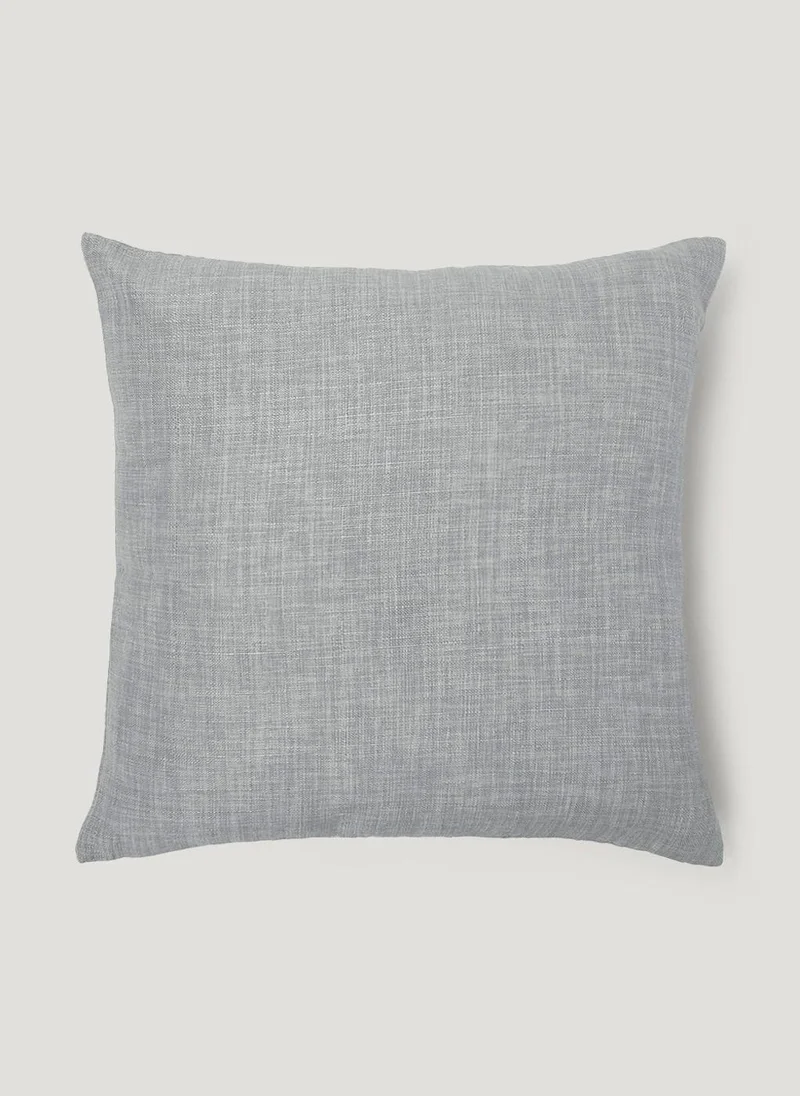 Matalan Grey Linen-Look Cushion (43cm x 43cm)