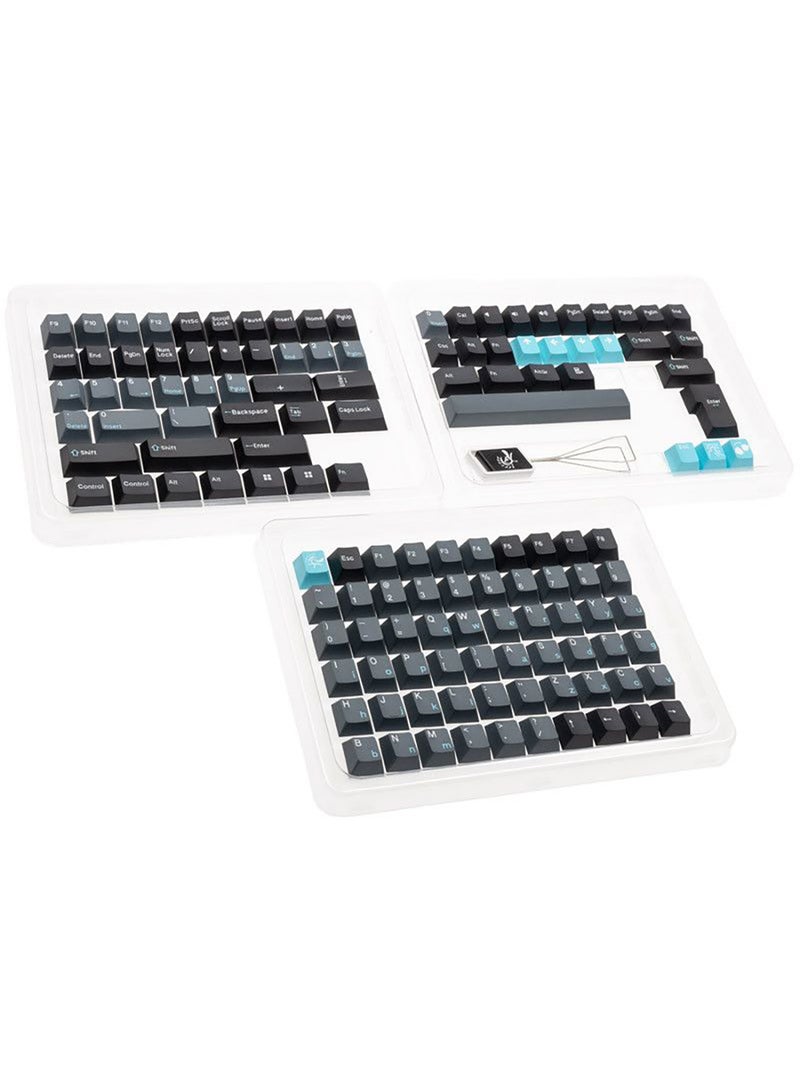 Ducky Cherry profile Keycaps PBT Tripleshot Skyline - Image 1