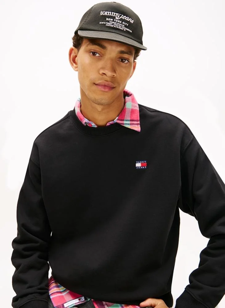 تومي جينز Graphic Flat Peak Cap