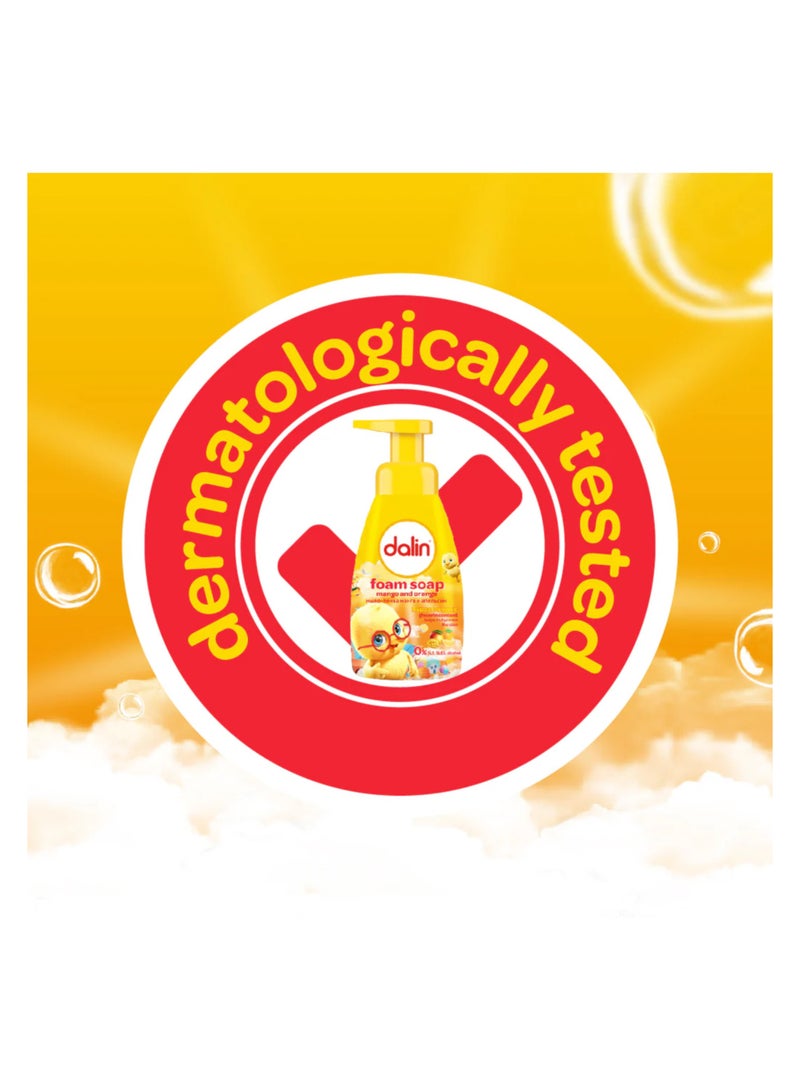 DALIN صابون فوم دالين بالمانجو والبرتقال 200 مل - Image 5