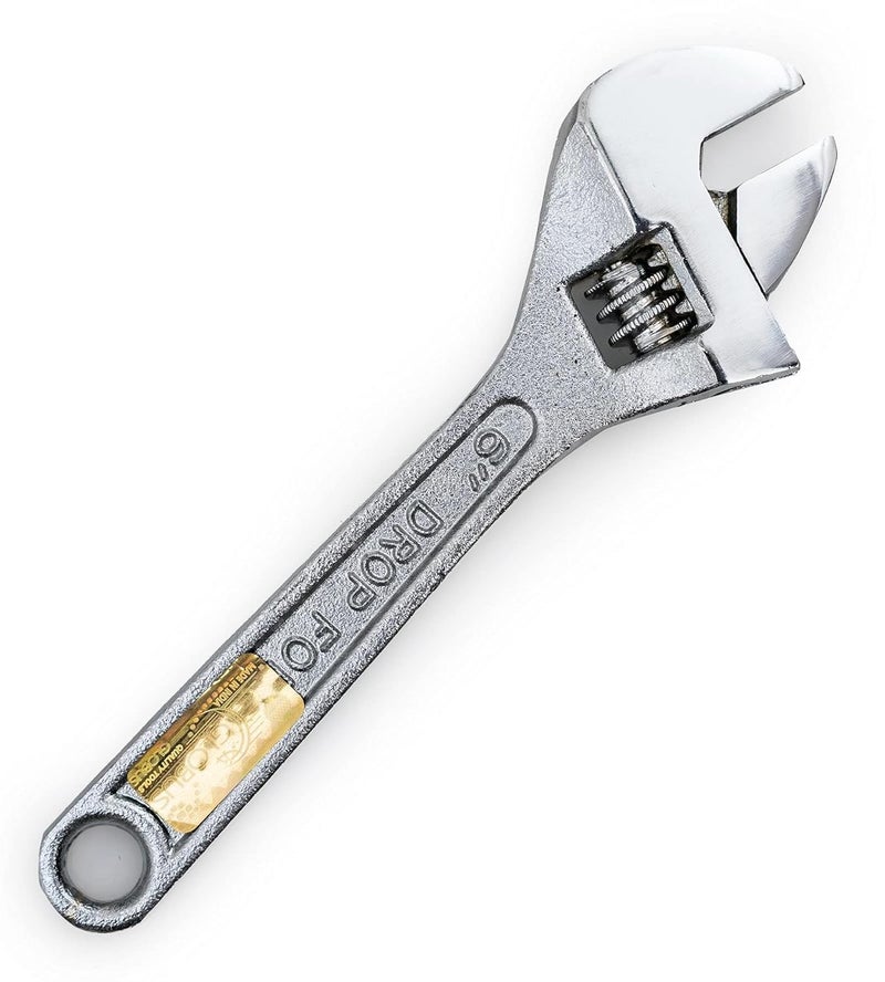 GLOBUS 1432 Forged Adjustable Steel Wrench 150 mm 200 mm and 250 mm chrome finish - Image 2