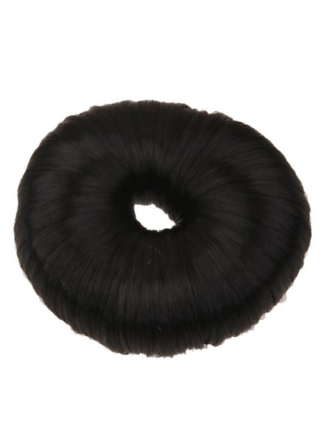 NIBEMINENT Hair Doughnut Bun Black