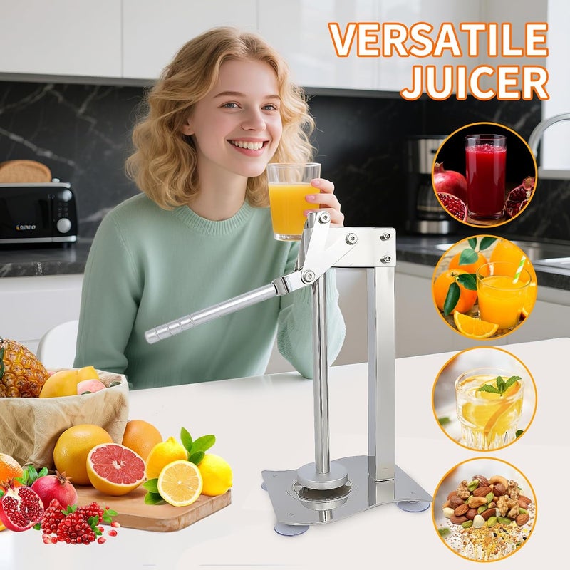 WENNING Manual desktop heavy duty lemon smasher orange juicer lemon squeezer citrus juicer fruit crusher lime extractor nut grinder for fruit and nuts（WN014) - Image 4