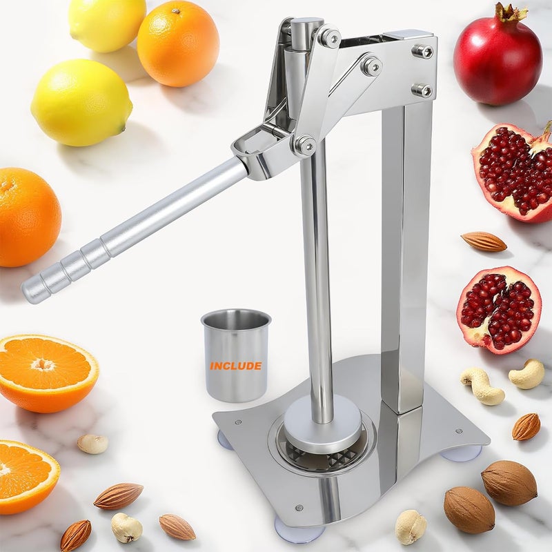 WENNING Manual desktop heavy duty lemon smasher orange juicer lemon squeezer citrus juicer fruit crusher lime extractor nut grinder for fruit and nuts（WN014) - Image 1