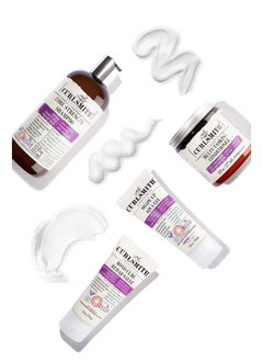 CURLSMITH Curlsmith - Strength Complete Kit for Damaged Hair, with Core Strength Shampoo, Multi-Tasking Conditioner, Bond Curl & Shape Up Aqua Gel  - Image 2