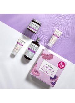CURLSMITH Curlsmith - Strength Complete Kit for Damaged Hair, with Core Strength Shampoo, Multi-Tasking Conditioner, Bond Curl & Shape Up Aqua Gel  - Image 4