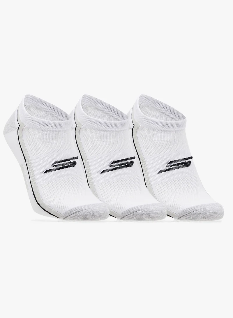 سكيتشرز 3 Pack Extended Terry Low-Cut Socks