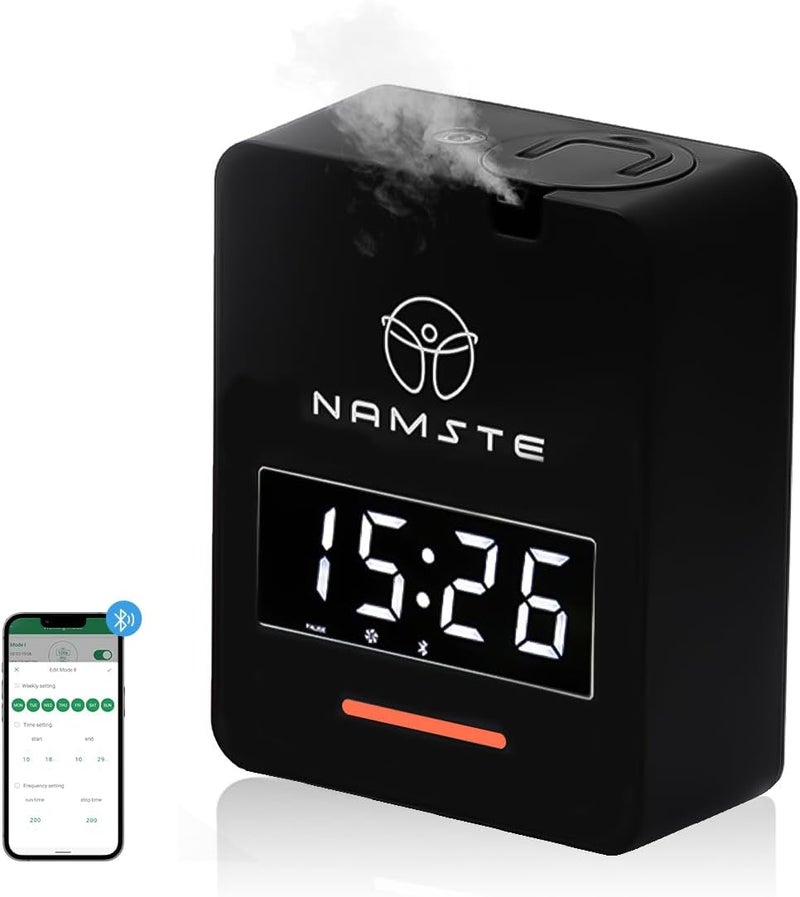 NAMSTE Aroma Diffuser,Smart Scented Diffuser,300ML Waterless Aromatherapy Aromatic Devices Machine Fragrance Diffuser for Room, Business, Office, Spa Room(Black) - Image 1
