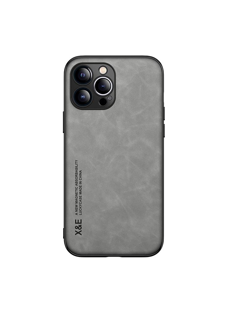 Suteni Back Cover Magnetic Leather Phone Case for iPhone - Image 1