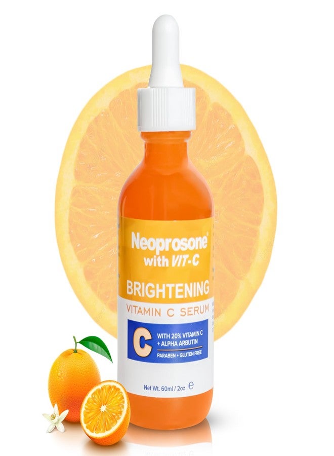 Neoprosone Brightening Serum - 2 Fl oz / 60ml - Formulated to Fade Dark Spots and to Prevent Skin Discolouration, with Alpha Arbutin Complex and Vitamin C - Image 1