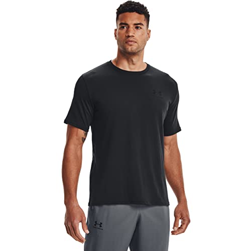 Under Armour Men's UA Sportstyle Left Chest Short Sleeve Shirt 5XL Black - Image 4