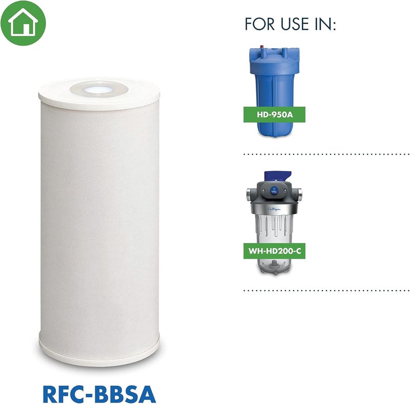 Culligan RFC-BBSA 25 Micron Whole House Water Filter - Heavy Duty Replacement for Sediment, 10" x 4.5" - Image 2