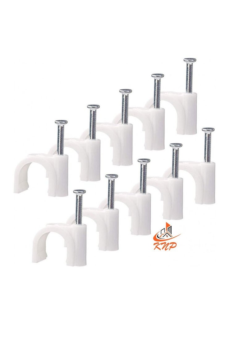 KNP Plastic Cable Wire Clip 12mm - 100pcs  - Image 1