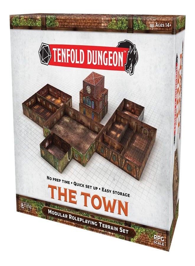 Gale Force Nine Tenfold Dungeon: The Town, Multicolor (GF9TFD03) - Image 1