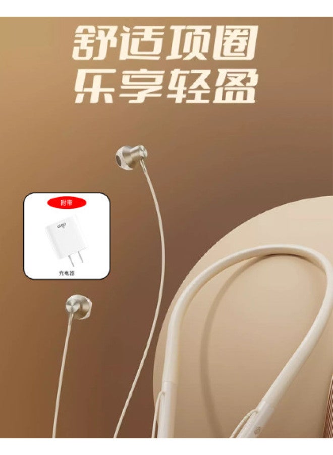 aigo Neckband Bluetooth Earphones, Collar Neck-hanging Semi-in-ear Sports Headphones, High-fidelity Sports Earphones - Image 1