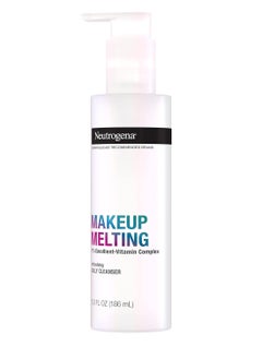 Neutrogena Neutrogena Makeup Melting Refreshing Jelly Cleanser, 7% Emollient-Vitamin Complex, Gentle Face & Eye Makeup Remover to Melt Stubborn Makeup, Cleanse & Condition Skin, Oil-Free, 6.3 fl. Oz  - Image 2