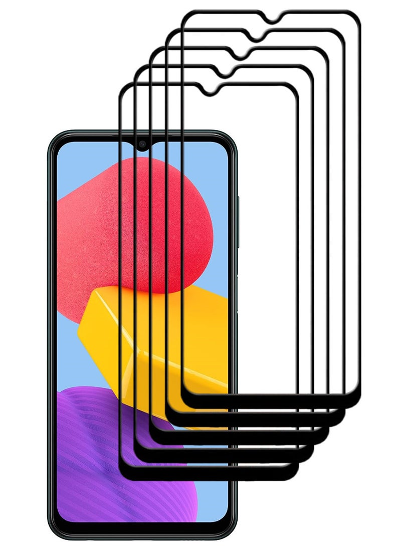 ACLIX 5 Pieces Antistatic ESD Dustproof Premium Quality High Definition Tempered Glass Screen Protector Designed For Samsung Galaxy M13 - Image 1