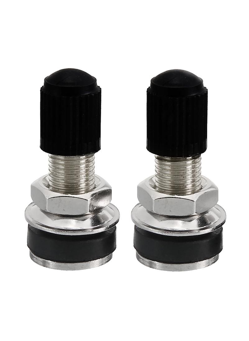 Generic 2PCS Motorcycle Wheel Valve 32mm-Motorbike Scooter Bike Quad Tubeless Mountain Tyre Valve Dustcap General-purpose  - Image 1