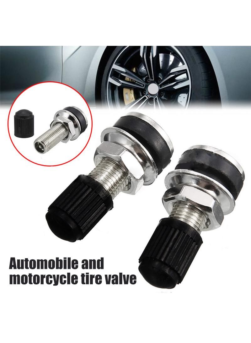 Generic 2PCS Motorcycle Wheel Valve 32mm-Motorbike Scooter Bike Quad Tubeless Mountain Tyre Valve Dustcap General-purpose  - Image 4