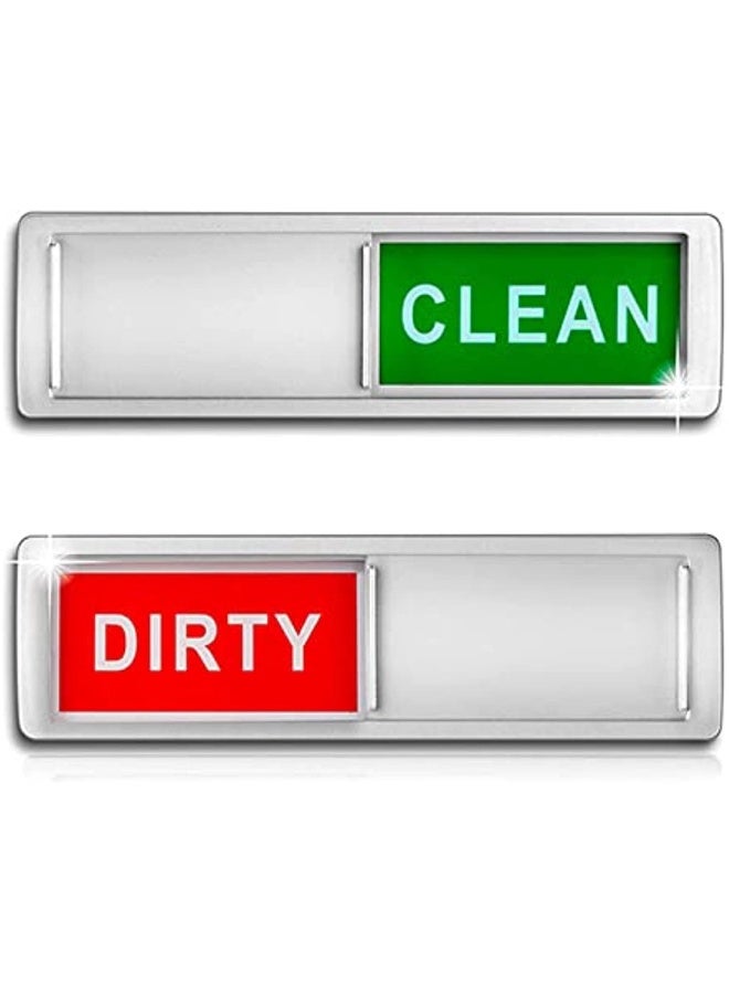 Generic Dishwasher Magnet Dishwasher Magnet Dishwasher Indicator Clean and Dirty Sign Dishwasher Magnetic Sign Clean Dirty Magnet Clean Dirty Magnet for Washer Dryer  - Image 1
