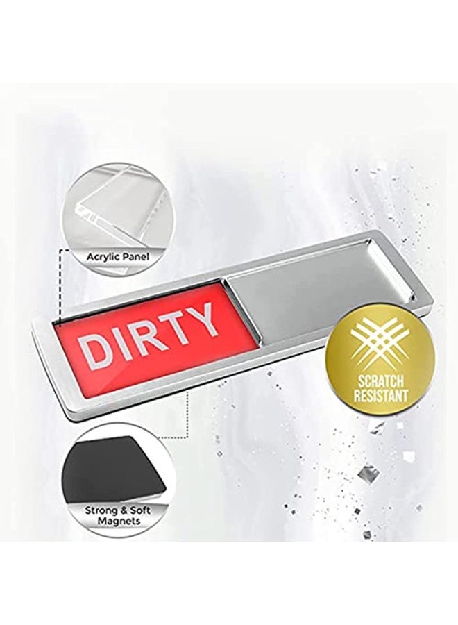 Generic Dishwasher Magnet Dishwasher Magnet Dishwasher Indicator Clean and Dirty Sign Dishwasher Magnetic Sign Clean Dirty Magnet Clean Dirty Magnet for Washer Dryer  - Image 3