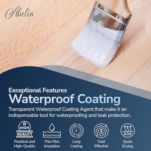 Abelia 300gm Crack Seal Waterproof Glue with Brush – Transparent Leak Repair Adhesive for Roof, Pipe, Wall & Tiles (Pack of 1) - Image 2