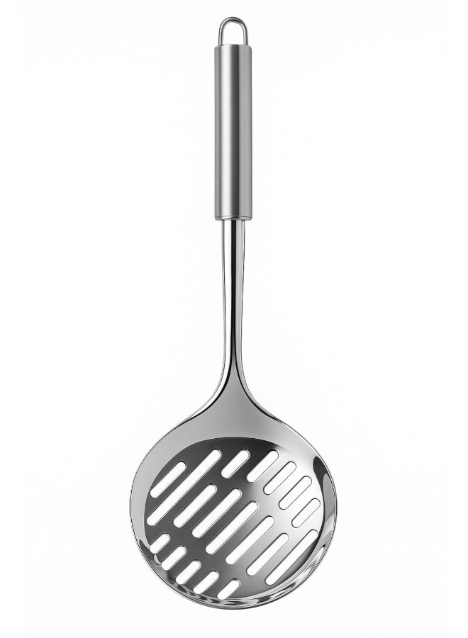 Noon East Stainless Cooking Utensils Set with Stand,7 Piece Kitchen Set Utensils Set with Masher, Spaghetti Spoon, Ladle, Serving Spoon, Spatula, Slotted Spoon, Skimmer, Stand - Image 5