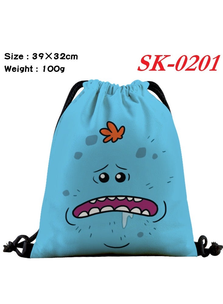 Simple Drawstring Bag Drawstring Bag Storage Bag Drawstring Pocket Nylon Backpack 39*32cm