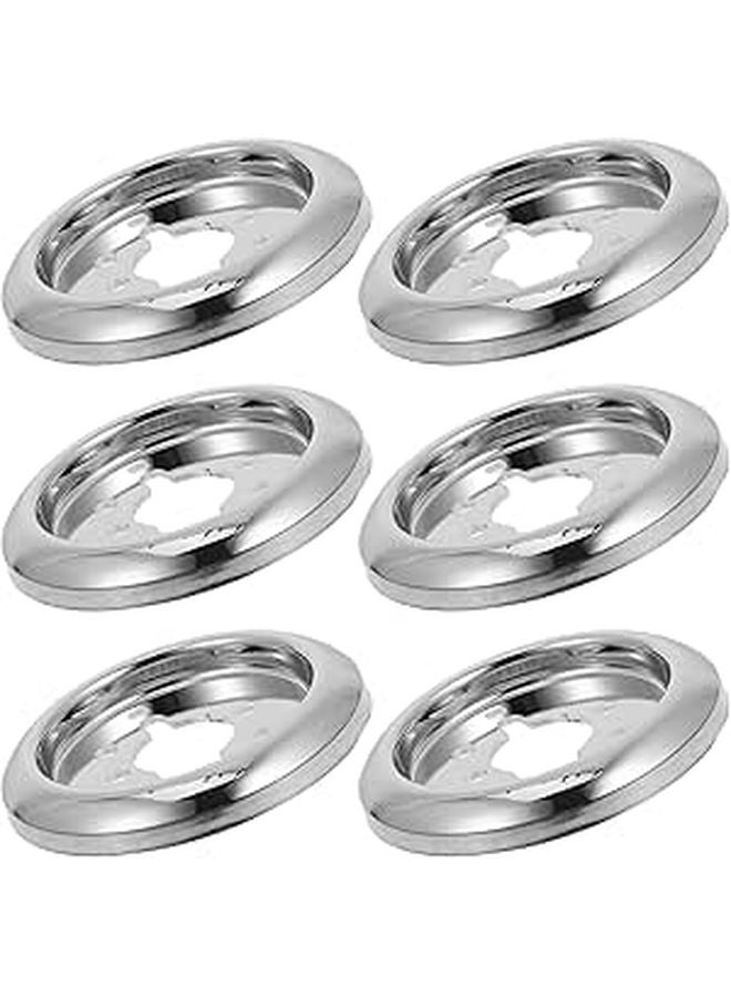 Universal Gas Stove Knob Base Replacement Set 6PCS Compatible with BBQ Grill Cooktop Oven - Image 1