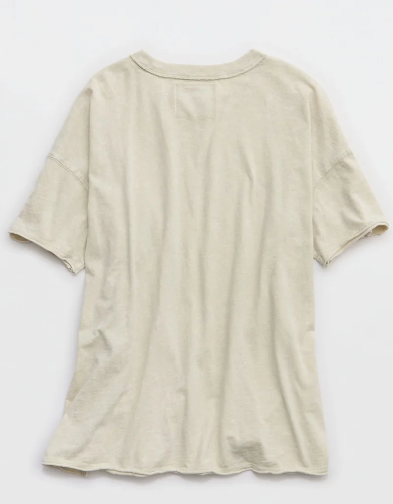 Aerie  Aerie Oversized Crew Boyfriend T-Shirt for Women | Best Price UAE