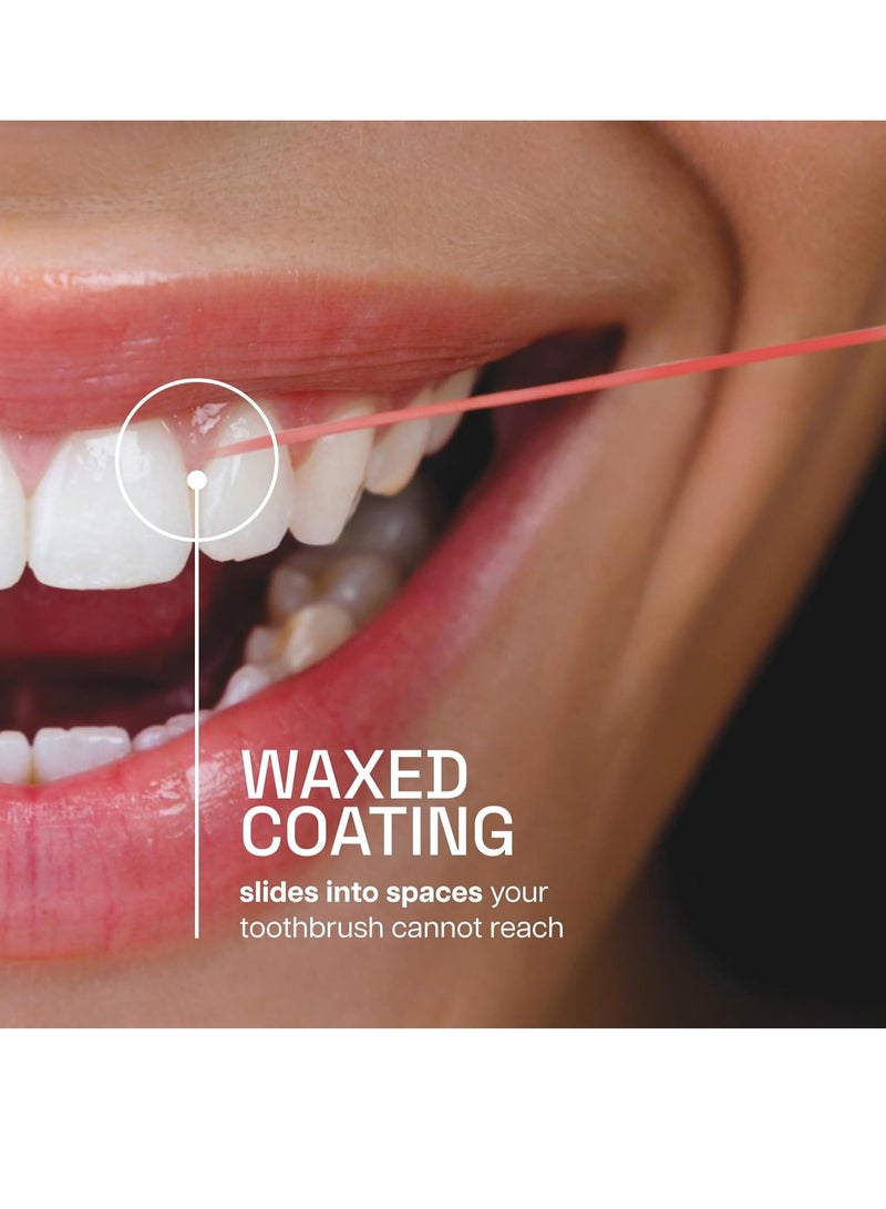 REACH REACH Waxed Dental Floss, Cinnamon, Plaque Remover for Teeth, Shred Resistant, Floss Slides Smoothly, Easy to Use, Waxed, Deep Cleaning Teeth, Oral Care, PFAS Free, for Adults & Kids, 6 Pack, 55 yd - Image 3