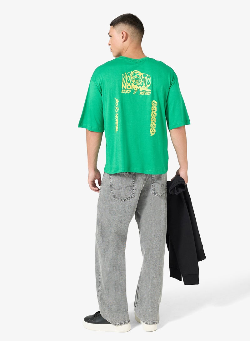 سفنتي فايف تي شيرت برسومات كبيرة الحجم - Image 4