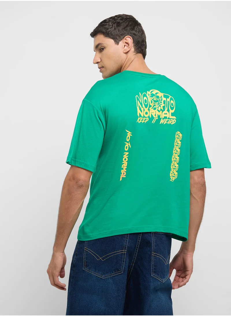 Seventy Five Oversized Graphic Tee