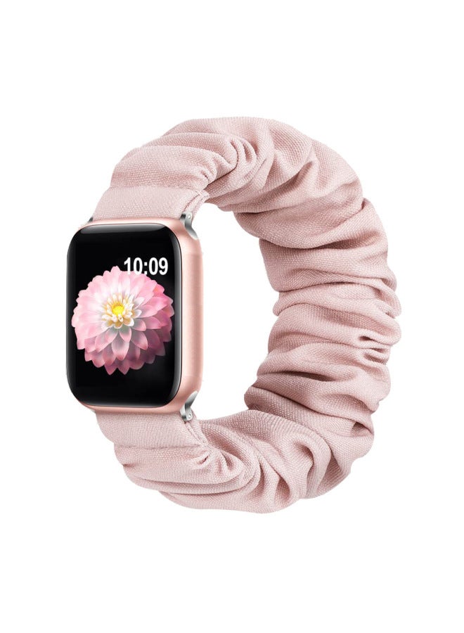 New For Apple Strap Iwatch Wristband Imitation Cotton Watch Strap Large Intestine Hair Band Strap - Image 1