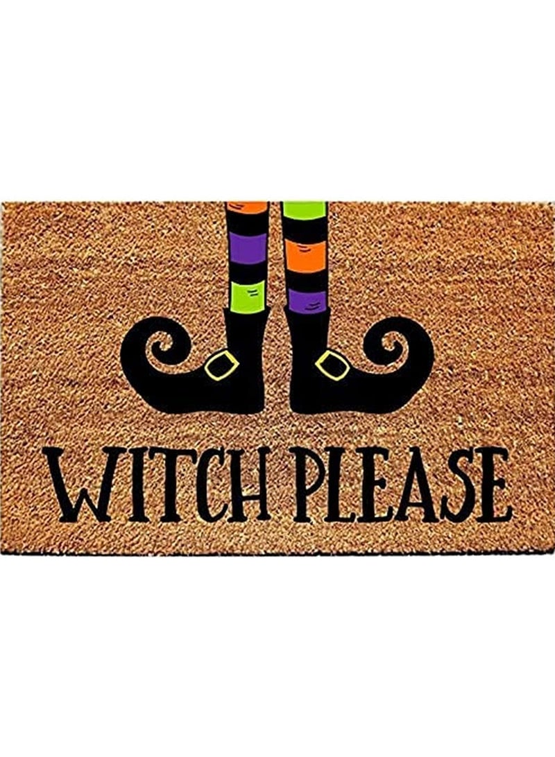 KASTWAVE Anti-Slip Decorations Carpet, Front Door Decorations Doormat Blanket, Decor Door Mat with Anti-Slip Bottom, Indoor Outdoor Carpet (Brown)  - Image 1