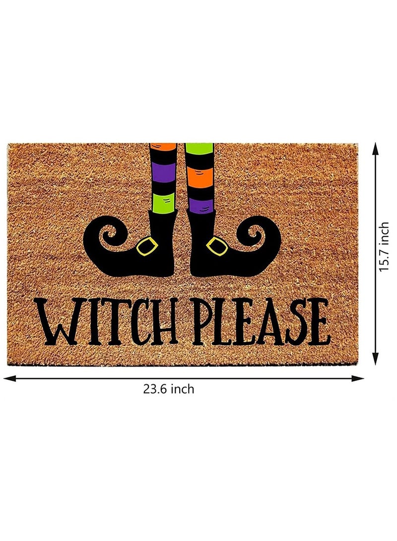 KASTWAVE Anti-Slip Decorations Carpet, Front Door Decorations Doormat Blanket, Decor Door Mat with Anti-Slip Bottom, Indoor Outdoor Carpet (Brown)  - Image 4