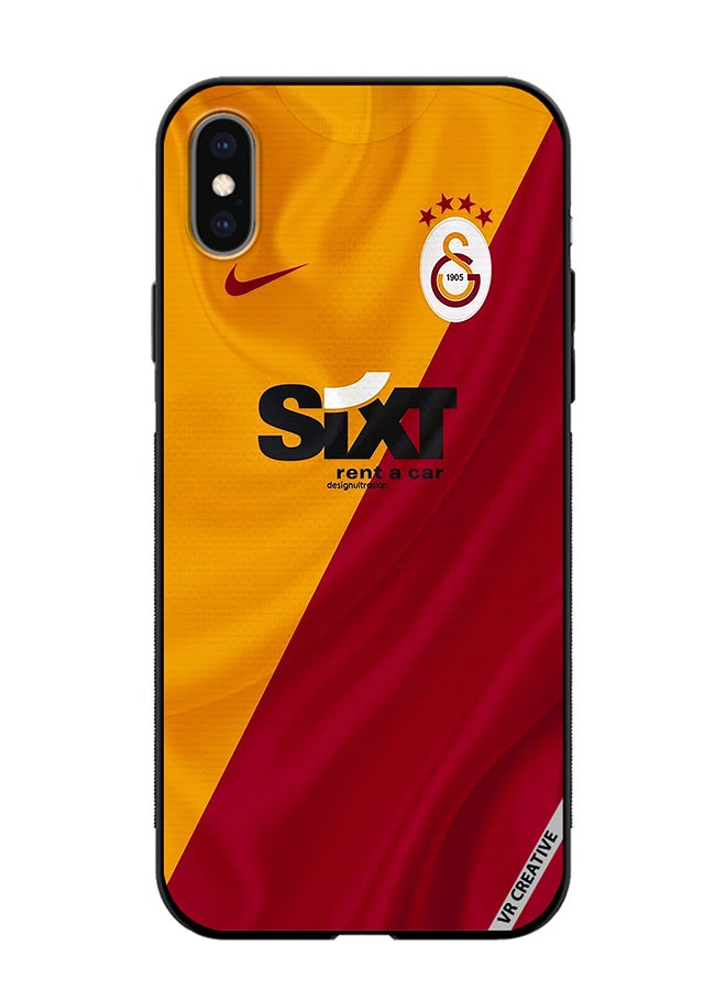 VR CREATIVE غطاء حماية لجهاز آبل آيفون XS ماكس تصميم طقم المنزل 2022 نايك غلطة سراي متعدد الألوان - Image 1