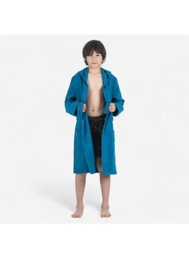 WATKO Kids compact microfibre pool bathrobe dark blue  - Image 1