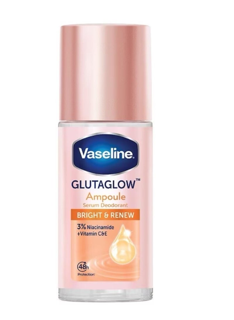 VASELINE GLUTA GLOW AMPOULE BRIGHT&RENEW DEO SERUM 45ML