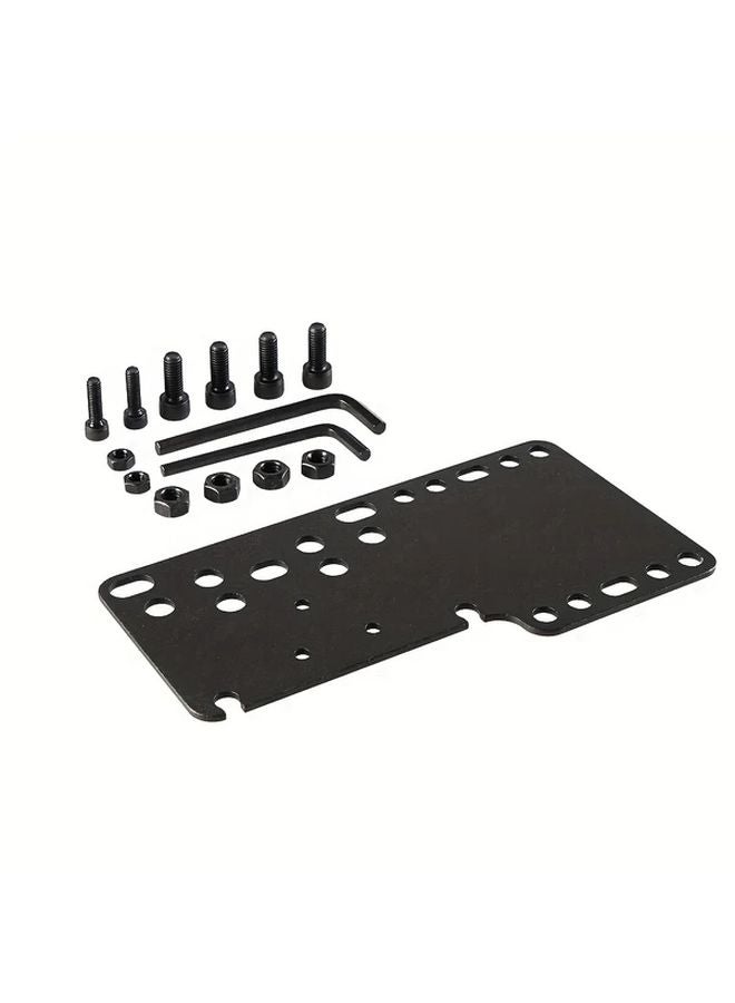 قوس تركيب فرملة اليد من الألومنيوم الأسود USB لعجلات القيادة Logitech G25 وG27 وG29 وT300 وT500 - Image 1