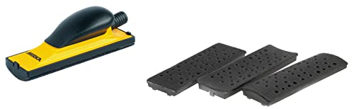 Mirka Hand Sanding Block Kit Set 2.75" x 8" Hook and Loop/Multipurpose Sander Tool for Sanding on concave, Convex and Flat Shaped Surfaces - Image 3
